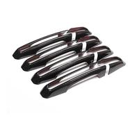 Car Exterior Door Handles for Range Rover Sport Executive Evoque Discovery 5 Sport, Vehicle Door Handle Protector Durable Exterior Shell Replacement Accessories,A/Carbon Fiber Texture