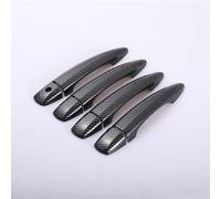 Car Exterior Door Handles for Seventh Generation New Teana 2019-2021, Vehicle Door Handle Protector Durable Exterior Shell Replacement Accessories,A/Carbon Fiber Pattern 1