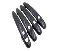 Car Exterior Door Handles for Toyota Avalon 2004-2012, Vehicle Door Handle Protector Durable Exterior Shell Replacement Accessories, A/Carbon Fiber Pattern-A/Style 4