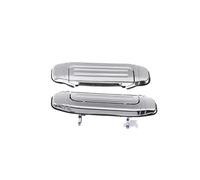 Car Exterior Door Handles,Tailgate Handle Front Rear Left Right Car Outer Exterior Door Handles Chrome Fit use for Mitsubishi Pajero V31 V32 V33 V43 V44 V45 V46 1992-2000(Front Left and Right)