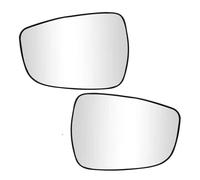 Car Exterior Door Wing Rearview Mirror Lens Glass With Black Plated For Hyundai For Accent 2011 2012 2013 2014 2015 2016 2017 PYPFQUMQGR(2pcs Left Right)