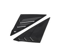 Car Exterior Louvers Window Shutters Glass Blinds Trim Air Vent Scoops Shades Cover ABS Exterior Easy Mounting Car Window Louver