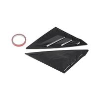 Car Exterior Louvers Window Shutters Glass Blinds Trim Air Vent Scoops Shades Cover ABS Exterior Easy Mounting Car Window Louver