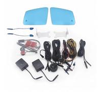 Car Exterior Mirror Glass Compatible With Benz For E Class W212 2009 2010 2011 2012 2013 2014 2015 Automobile Rearview Mirror Glass Lens With Market Blind Spot(24GHZ Mirror blue)