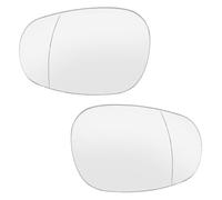 Car exterior mirror glass Compatible With BMW For E81 E82 E87 E88 2009-2013 For E90 E91 E92 E93 2008-2013 Car Side Convex Rearview Mirror Glass Stick On No Based(Pair)