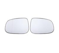 Car exterior mirror glass Compatible With Jaguar For XF 2009-2019 For XFL 2017-2023 Car Exterior Rearview Side Mirror Glass Reflective Lens For Wing With Heating(Pair)