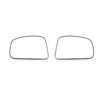 Car exterior mirror glass Compatible With Nissan For Tiida 2005 2006 2007 2008 2009 Car Outer Side Rearview Mirror Glass Reflective Lens With Electric Heating(Pair)