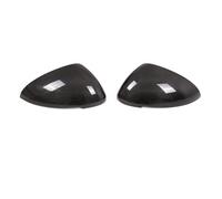 Car Exterior Modification Real Carbon Fiber Style Rearview Mirror Cover Compaitble For Porsche MACAN 2014-22 Car Modeling Accessories 2pcs(Black)