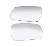 Car Exterior Rearview Mirror 2PCS Side Rearview Heated Mirror Glass For VW For Cabrio For Golf For Jetta For Passat 1999-2005 1J1857521 1J1857522 Wing Mirror Glass(WHITE)
