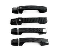 Car Exterior Side Door Handle Cover Trim Set Carbon Fiber Style ABS,Fit for Mitsubishi Triton MV 2024