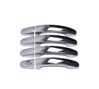 Car Exterior Styling Compatible with for Focus 2005-2011 Car Decoration Door Handle Cover Black Silver Cars Styling Upgrade Modify A Parts(Silver)