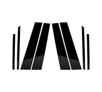 Car exterior trim Compatible With BMW For X3 F25 2011 2012 2013 2014 2015 2016 2017 8 Pcs Car Pillar Posts Door Window Trim Cover BC Column Stickers Decoration