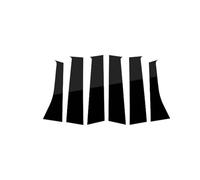 Car exterior trim Compatible With Mitsubishi For Outlander PHEV 2013 2014 2015 2016 2017 2018 2019 2020 2021 Car Window Trim Cover Black Pillar Posts Door Sticker Accessories