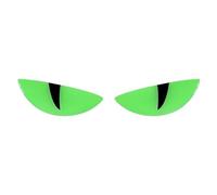 Car Eye Sticker - Cat Eyes Reflective Motorcycle Sticker | Glow-in-the-dark Patches Cat Devil's Eyes | Glow-in-the-dark Night Driving Safety Decal | Night Warning Sign Reflective Sticker For Motorbike