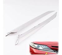 Car Eyebrow Trim For Toyota For Camry For Se For Xse For Trd 2018-2020 2019 2021 Car Front Head Light Lamp Eyebrow Cover Trim Headlight Eyelid Molding Strip