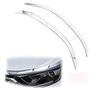 Car Eyebrow Trim Front Head Light Lamp Eyebrow Cover Trim For Honda For Crv For Crv 2017 2018 2019 Chrome Car Headlight Eyelid Molding Strip Accessories