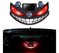 Car Eyes Animated Light- 2026 New Wireless No Drill Demon Eyes Lights, Solar & USB Powered for Windshield Rear Window, Waterproof Animated Eyes for SUVs Trucks (#A)