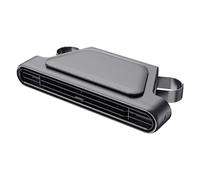 Car Fan - Brushless Motor Material, Strong Airflow, USB Port, Portable Dual Turbine Cooling Device with Fragrance Diffuser, Quiet Backrest Holder for Commuting, Travel, Camping, Family