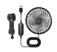 Car Fan for Backseat Kids,Rear Facing Car Seat Fan with 3 Speeds | Portable Auto Ventilator Air Cooler for Vehicle Van Sedan Truck Use