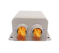 Car Fan Heater - 800W Universal Windshield Defroster for Car Window Reusable Electric Heater Double Air Outlet Windscreen Defogger for All Cars SUVs Taxis Trucks