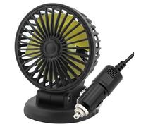 Car Fan, Single Head Electric Fan, Multi-Angle Rotatable Vehicle Fan for Windshield, Sedan, SUV, RV, Road Trips & Daily Commute, Ideal for Car Owners, Drivers and Long Distance Travelers