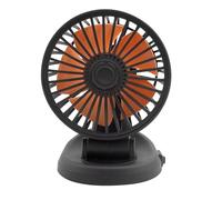Car Fan, Single Head Electric Fan, Multi-Angle Rotatable Vehicle Fan for Windshield, Sedan, SUV, RV, Road Trips & Daily Commute, Ideal for Car Owners, Drivers and Long Distance Travelers