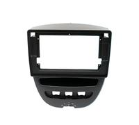 Car Fascia Panel Frame 10.1 Radio Fascias MP5 Stereo Player 2Din Head Unit Panel Frame For Toyota For Aygo 2005-2014 Cable(10.1Inch Frame)