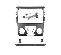 Car Fascia Panel Frame For Fusion 2013-2019 2 Din DVD MP5 Frame Audio Fitting Adaptor Dash Trim Facia Panel 9Inch Double Radio Radio Frame (Frame)
