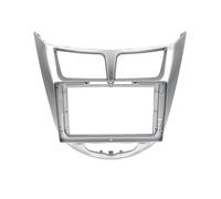 Car Fascia Radio Panel 2 Din Fascia Radio CD DVD Audio Panel Dash Mount Trim Refit Kit Face Surround Frame Bezel For HYUNDAI I-25 For Accent For Solaris For Verna