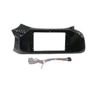 Car Fascia Radio Panel Car Radio 2Din Fascia Panel Frame Installation 9" DVD Big Screen Plastic Dash Mount Kit For Chevrolet For Onix 2012-2019(UV frame and cable)