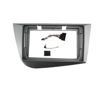 Car Fascia Radio Panel Car Radio Fascias Frame 9 Inch Stereo Panel Wiring Harness Power Cable Adapter Canbus Decoder, for Seat, for Leon 2 2005-2012 LHD RHD