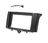 Car Fascias Car Frame Fascia Adapter Radio Dash Fitting Panel Kit 2 DIN 9 Inch For Benz For Smart For Fortwo 451 2011-2015(Frame Cable)