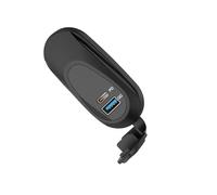 Car Fast Charging Adapter Vehicle Type-C USB Outlet for SUV Truck Boat 2/3 Port 12V-24V USB Type C Charging Socket Waterproof Marine