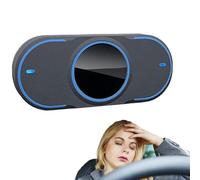 Car Fatigue Warning Alarm, Anti Sleep Monitor with Voice Prompt, 40cm-140cm Detection Distance, Face Recognition, Motion and Pupil Detection for Safe Driving