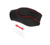 Car Faux Leather Gear Shift Knob Cover Red Line Right Hand Drive Replacement for Ford Focus Escape Fusion Fiesta Transit Van