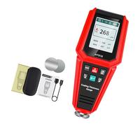 Car FE & NFE Paint Gauges Coating Thickness Meter with LCD Display Rechargeable 0-1500μm Digital Car Paint Gauge
