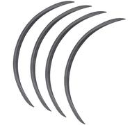 Car Fender 73cm 29" Carbon Fiber Wheel Eyebrow Arch mud flap Flares Cover Trim Mudguards for Protective Lip Strips Mud Flaps Universal Stickers Accessories(4PCS carbon fiber)