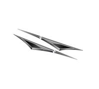 Car Fender Emblem for Opel Zafira B 2005-2014 | Zinc Alloy Side Door Blade Trim Exterior Wing Badge Decal Body Sticker Gloss Black 2pcs