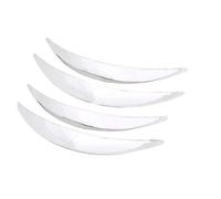 Car Fender Flares Arch Wheel Eyebrow Auto Mudguard Flare Lip Body Kit Protector Chrome Mud Guards Car Wheel Eyebrow Arch(Chrome)