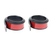 Car Fender Mudguard Lip Body Protector Cover Mud Guard 1.5M Universal Auto Fender Flares Car Wheel Arches Wing Expander Arch Eyebrow(4.3cm 2pcs)