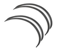 Car Fender Wheel Arches For BMW 1 3 4 5 7 Series X1 X3 X4 X5 X6 Wheel Eyebrow Mudguard Fender Flares Mudflaps With Stickers 29'' 73cm(Carbon Fiber Black)
