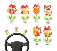 Car Figures for Dashboard, Dashboard, 6X Chinese Dancing Dragons, Funny Dashboard Figurines, Car Interior Decorations, Car Interior Decorations, T