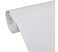 vidaXL 2x Car Films 3D White Wrap Sticker Sheet Vehicle Decor Protection Film