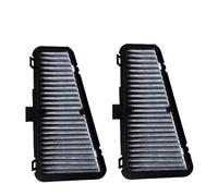Car Filter Kit For A4 B8 For Q5 8R For A5 8T 8F S5 Air Conditioning Filter Core+Alone Grid 1/2/5PCS External Cabin Air Filter Air Filters Engine(2Pcs Filter and Grid)