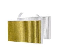 Car Filter Kit For Tesla For Model For Y 2024 2023 2022 2021 2020 2019 2018 2017 Air Intake Filter With Activated Carbon(2PCS Internal)