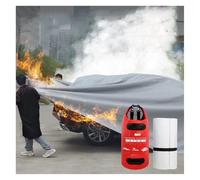 Car Fire Blanket - Emergency Fire Suppression Blanket - Double-Sided Silicone Coating - Fire-Resistant Tarpaulin Cover - 1 Pack(13.2 * 19.7ft/4 * 6m)