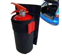 Car Fire Extinguisher Mount - Oxford Storage Bag, Fire Extinguisher Mounting Bracket | for SUV Interior Trunk Automotive Safety Vehicle