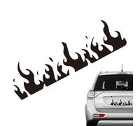 Car Flame Stickers | Waterproof Motorcycle Stickers,Decorative Helmet Decals, Adhesive Graphics for Vehicles Motorcycles Bikes Laptops Skateboards
