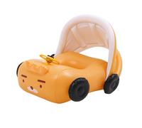 Car Float for Baby, Baby Ride Floating Pool with Sunshade, Comfortable Water Play Equipment for Family Friends Who Have Fun Beach Activities