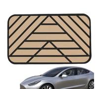 Car Floor Carpet Mat Patch, PVC Footrest Plate, 10.63 x 6.3 Inch Protective & Sturdy Material, Heel Pedal Protector for and Trucks, Footstool Rest Pad, and Includes Sewing Tool